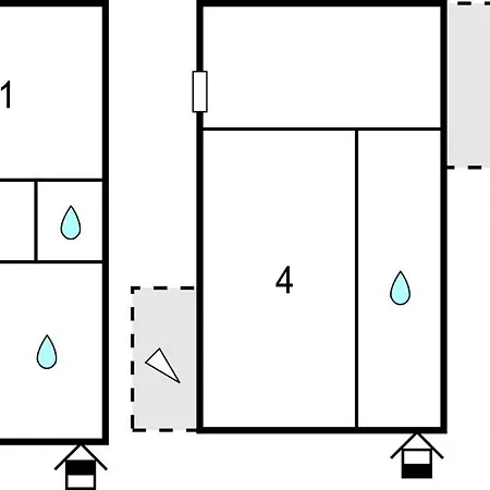 Four-bedroom In Zedno 펜션