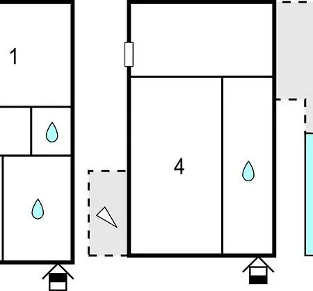Four-bedroom In Zedno Hébergement de vacances Trogir